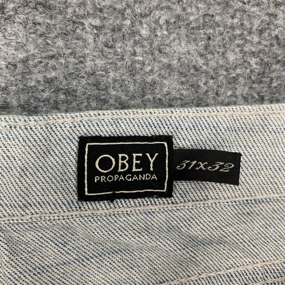 Obey Jeans Womens 31 Acid Wash Debbie Fit Low Waist Skinny Leg Zipper Pockets - Picture 4 of 14